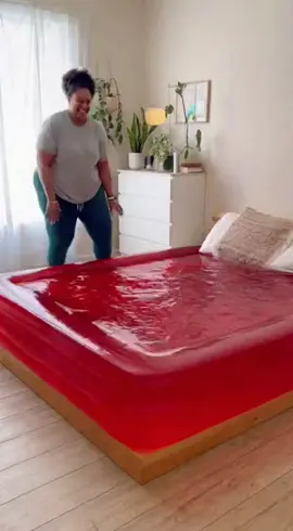 satisfying jelly bed #jellybed #satisfyingvibes #creativedesign #luxuryaesthetic #Visualart 