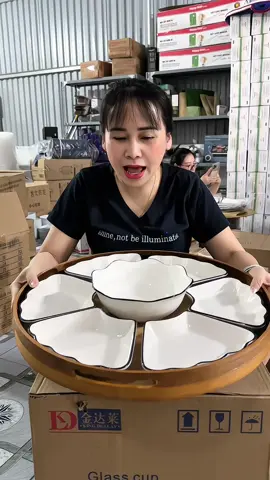 Bộ bát đĩa hoa mặt trời #bobat #bobathoamattroi 