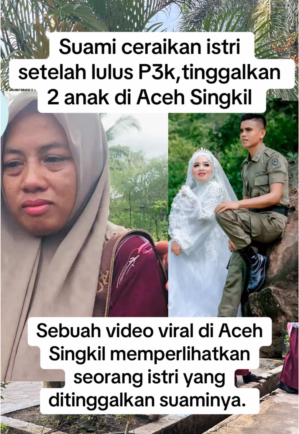 Dalam keberhasilan seseorang, terselip kenyataan bahwa kesuksesan tak selalu seiring dengan kebahagiaan dalam rumah tangga.. #tiktokviral #tiktoknews #fypシ゚ #acehsingkil #satpolpp 