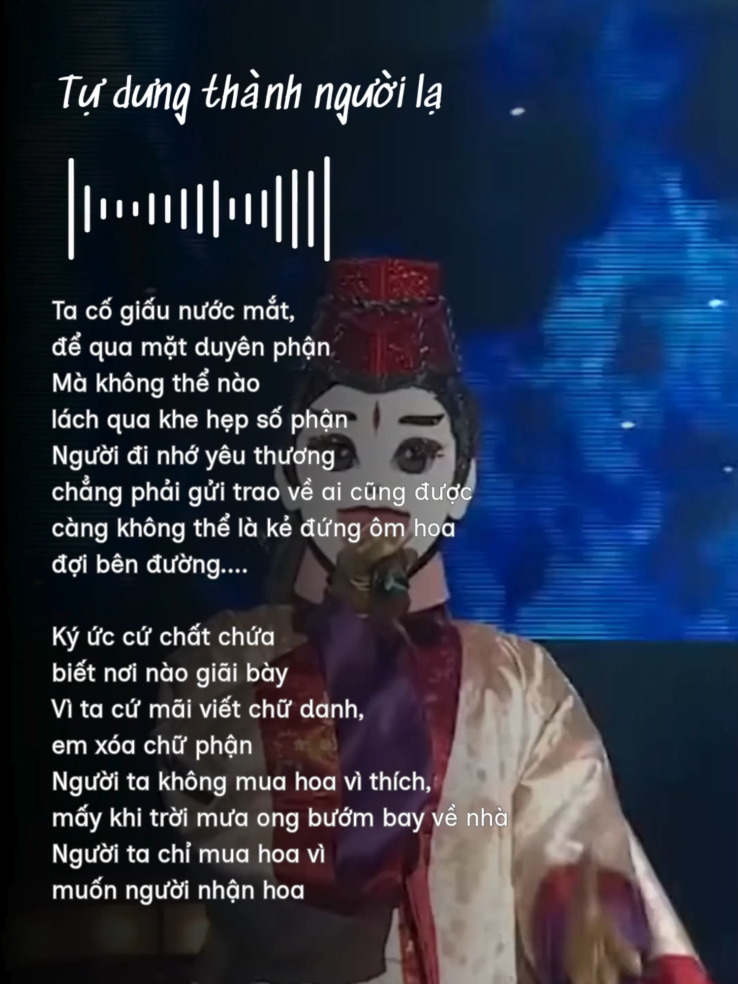 Anh cứ mãi viết chữ danh, em lại xóa chữ phận #motngaymotbannhac #fyp #cover #tudungthanhnguoila #maskedsinger #quocthien #acventertainment