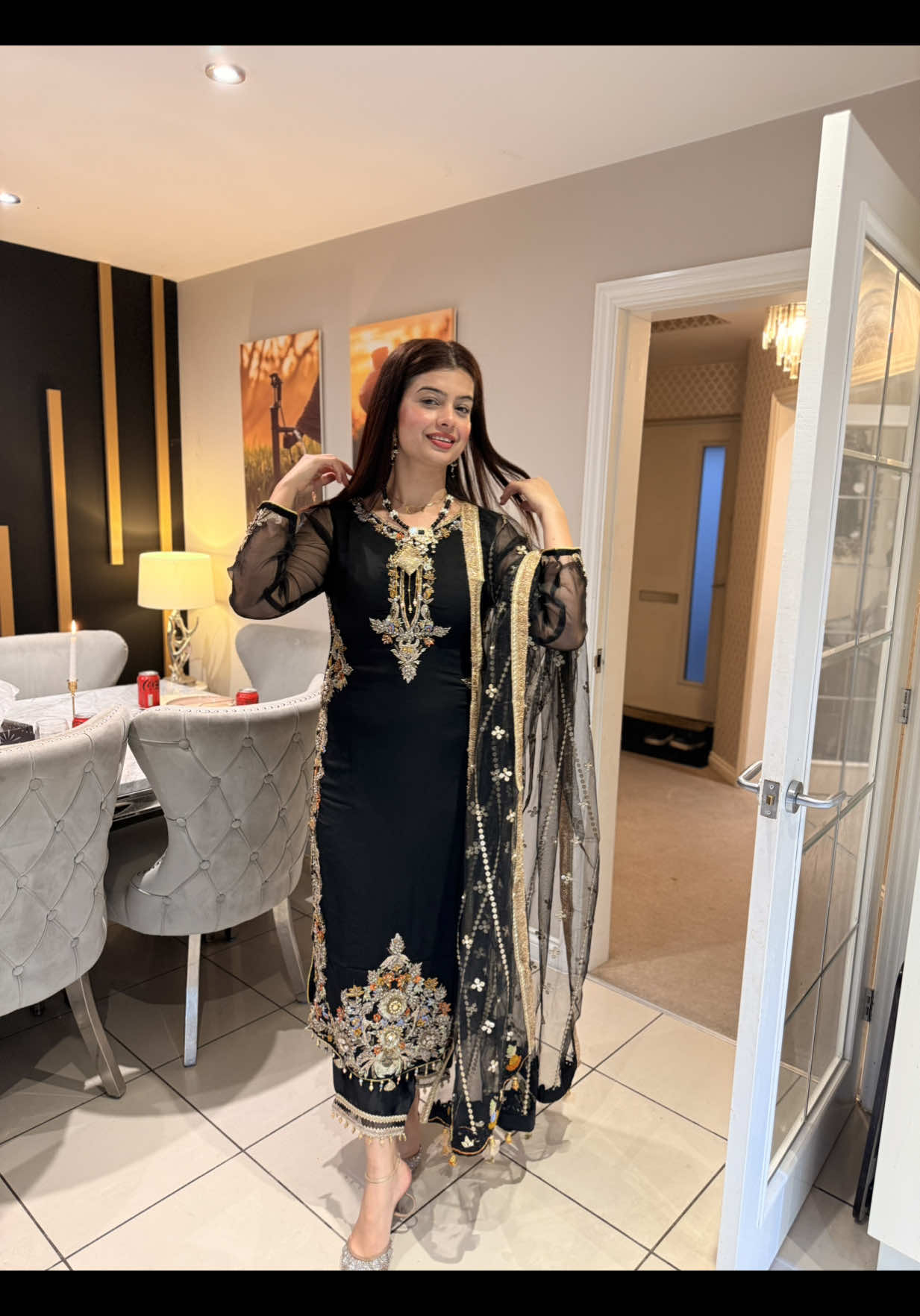 11th anniversary to us MashAllah ❤️ Wore this beautiful outfit for @Laam  @KHUDA_BAKSH.  Use my Coupon Code Kinniishappy to get an additional discount! See the link shared in the story to get your hands on this beautiful piece! Outfit Code   KMQ0214 #LAAMOfficial#LAAMHaul #StyledByLAAM #minivlog #cookwithme 