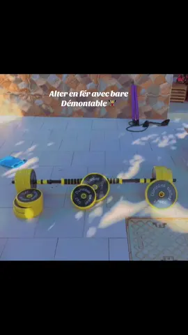 Alter en fer avec bare démontable #alterenfer#boutiquesportif #toutsursport #equipementsportif #Fitness 