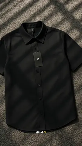 No Void Minds AEZY Basic Collar Shirt | Charcoal 🥶 #kemeja #premium #tiktokshop 