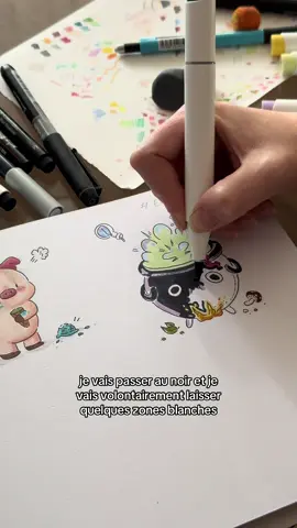 21. Explosion 🧪 : tuto dessin d’un chaudron qui explose ##tutodessin##inktober2025##drawing##dessin##coloriage