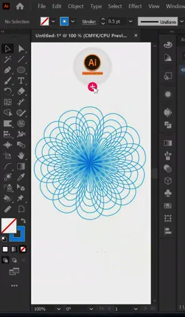Part-48| illustrator 2025 Tips- How to create LOGO in illustrator #illustration #adobeillustrator #illustrator #shorts 