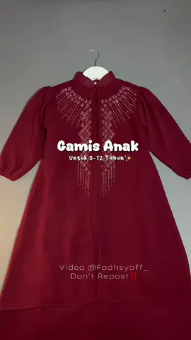 MasyaAllah cantik bgt gamis anaknya🥰 #bajuanak #gamisanak #dressanak 
