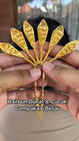 Hairbun Donat dan Cucuk Cempaka Kantil 
