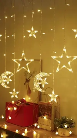 Cascata 138 Led's com Formatos 110v 3.5 M Luzes Natal Festa /lâmpada estrela lâmpada lua #ofertaimperdível #natal #cascata #shopee 