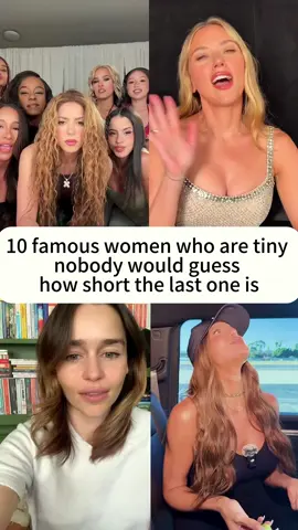 Ten famous women who are tiny, nobody would guess how short the last one is!#celebrities #entertainment #celebrity #famous #hollywood #usa