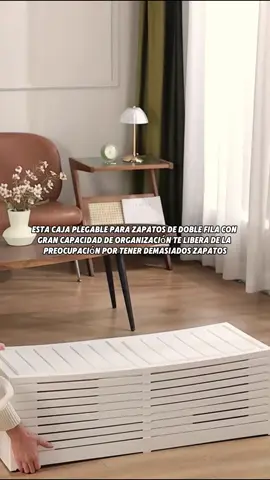 No solo sirve para guardar zapatos, sino también aperitivos, libros, juguetes y otras cosas. Es una práctica caja de almacenamiento plegable de doble fila. #zapatos#zapatillas#organizador#muebles#casa#hogar#shoebox#fyppp#ciral#trend 
