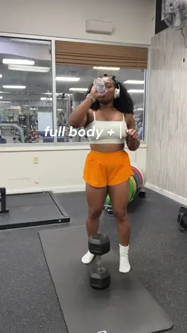 full body workout for the gym or home. Dumbells only. #Fitness #workoutroutine #fullybody #fullbodyworkout #coreworkout 