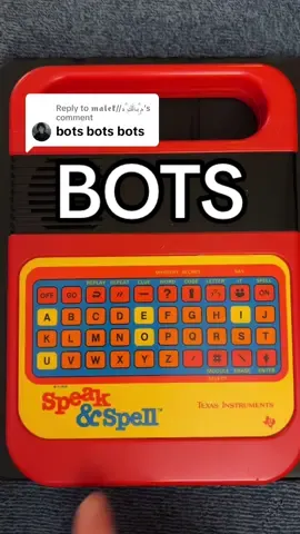 Replying to @𝖒𝖆𝖑𝖊𝖐//مۣۗہآلَكۣۗہ bots bots bots #Bots #Boots #Boo #Bubala #SpeakAndSpell 