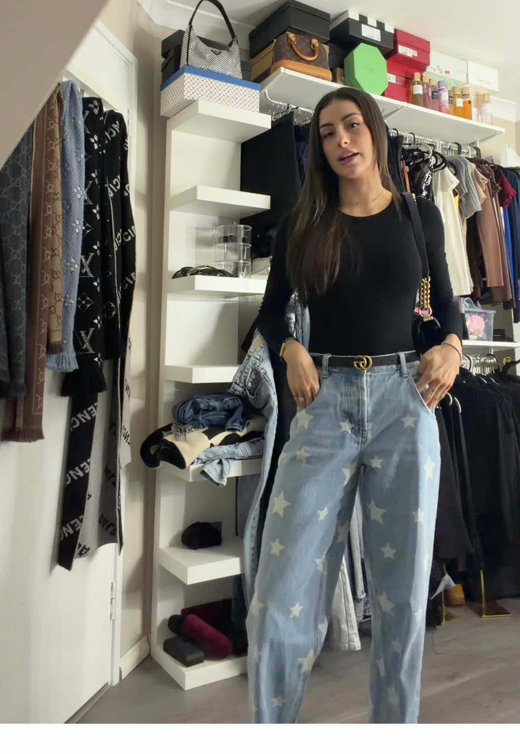 What I wore for a casual lunch on the weekend 🫶🏼 #fashiongirl #basicoutfits #jeansoutfit #jeanshack #lunchtimetiktok 