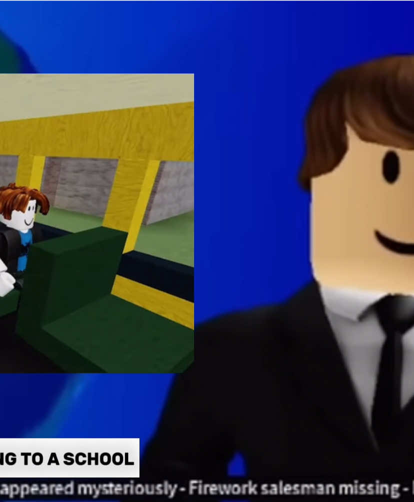 BreakNews: Today a school bus crashed while heading to a school. Unfortunately, the bus will not continue its journey after this powerful accident. #Robloxnews #robloxnewsreporter #robloxtragedy 