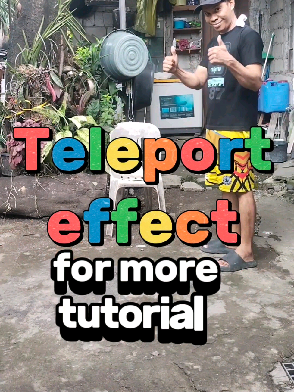 teleport effect tutorial  #transistion #tutorial 
