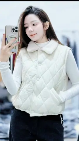 Áo Gile Phao Nữ Cổ Lông Trần Bông Cao Cấp, Áo Khoác Gile Phao Hàn Quốc Mùa Đông 2025 #xuhuongtiktok #thoitrangnu #aomuadong 