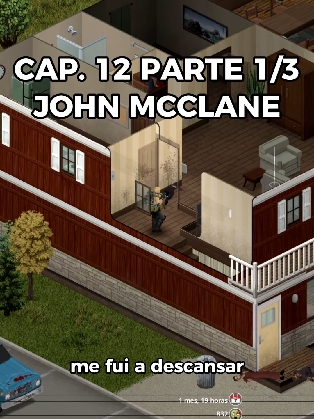 CAP. 12 PARTE 1/3 - JOHN MCCLANE #ProjectZomboid #survival #supervivencia #games #zombies #zombi #fyppp #pz #b42 #projectzomboid #zombie #build42 #zomboid #zombiegames