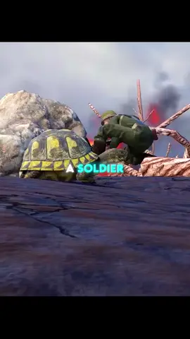 This soldier + turtle moment just hit different. 🥺 Who else needed this dose of wholesome today? #WholesomeMoments #MilitaryLife #AnimalLover