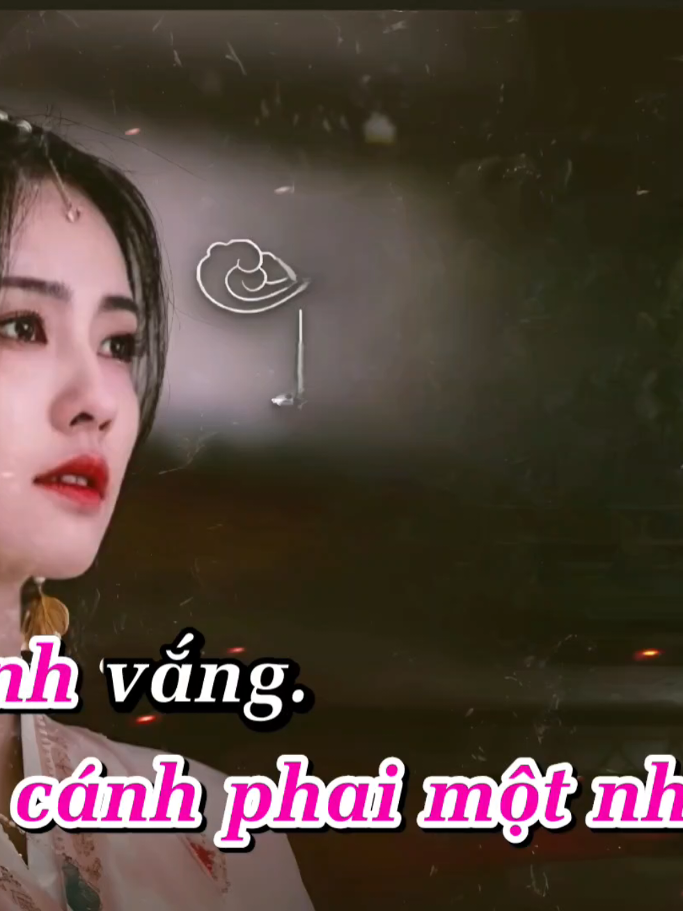 Karaoke lyrics Trăng khóc - Nụ hồng mong manh #trangkhoc #nhactamtrang #nhachaymoingay #ongtoseduyennhamnguoi 