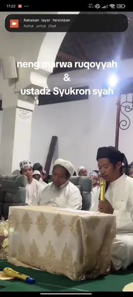 masyaallah tabarokallah neng Yaya & ustadz Syukron syah #temboro 