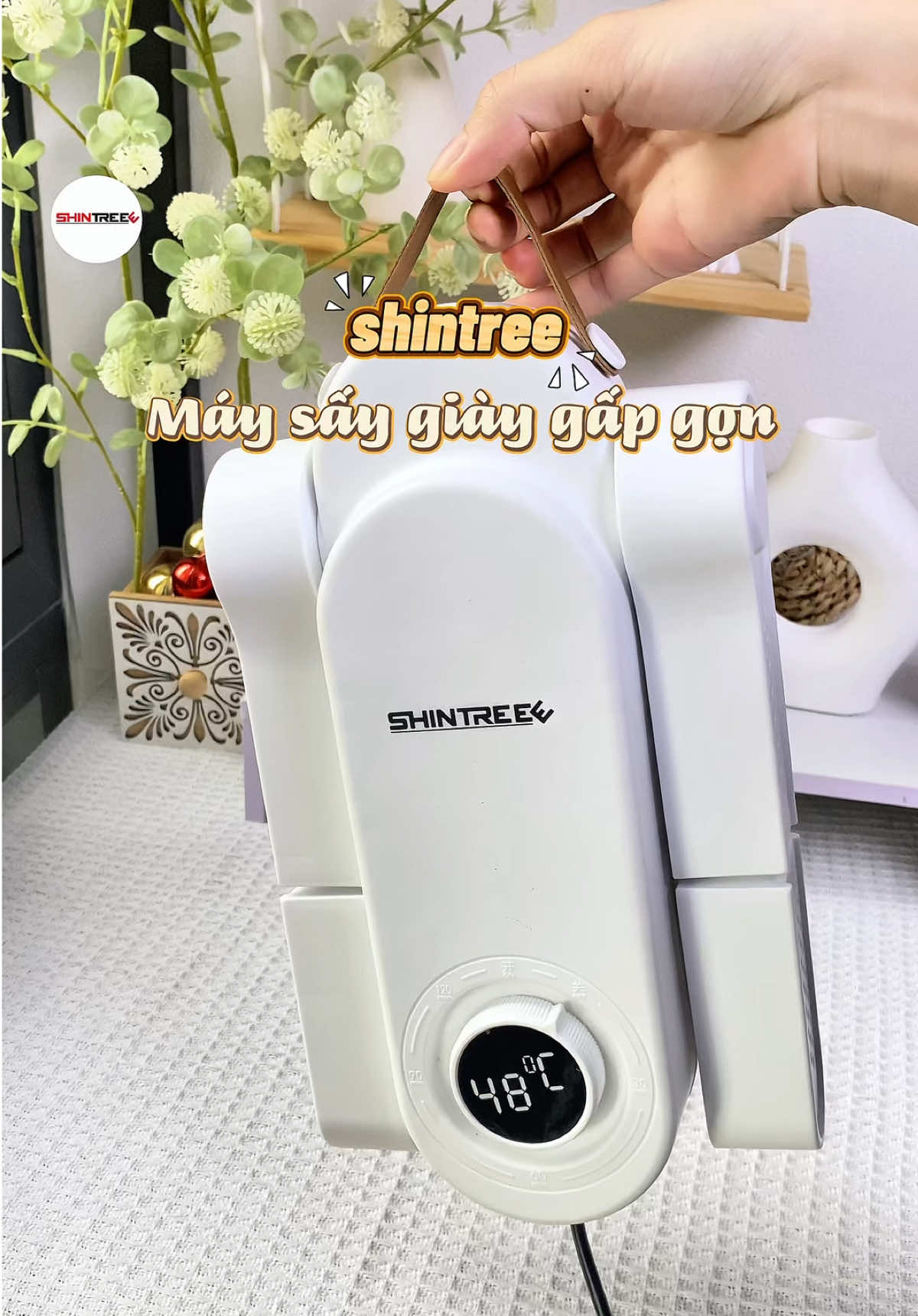 Máy sấy giày gấp gọn nhà Shintree💕#xuhuongtiktok #reviewgiadung #shintree #maysaygiay #maysaygiaykhumui 