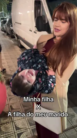 A diferença entre a MINHA filha e a filha DO MEU MARIDO é demais! 😂  - Sigam na rede vizinha @luana.cpena lá eu falo kkk  #fy #fyp #maternidade 