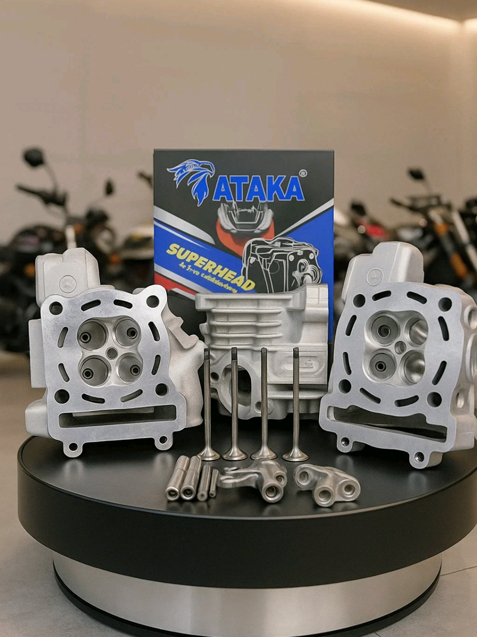 SIRIP super head MX KING JUPITER MX OLD MX NEW VIXION OLD R15 Klep 25 28 23 26 24 27 CNC Porting Cylinder Head ATAKA Racing #sirip #siripsuper #wibgajian 