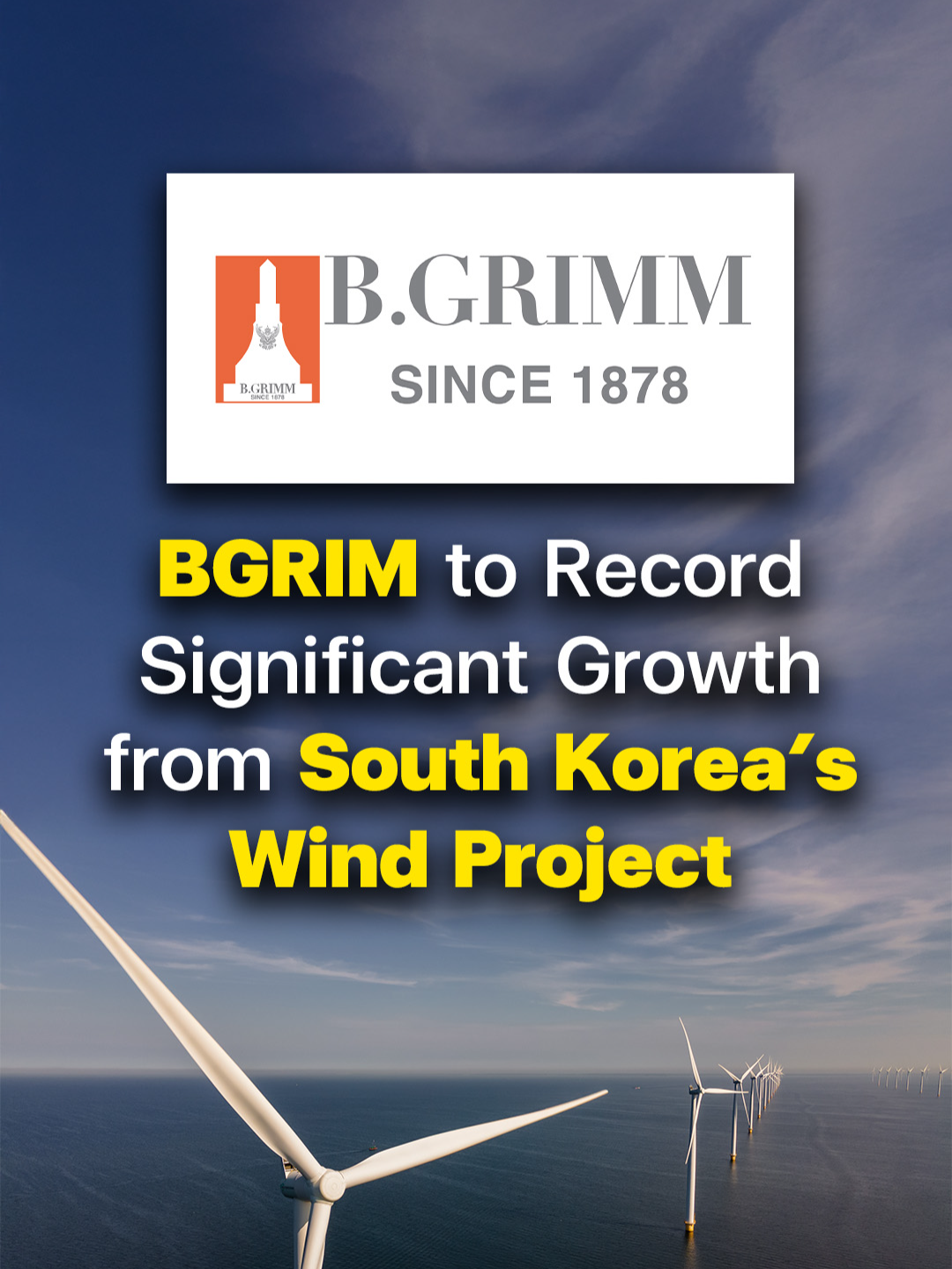 BGRIM to Record Significant Growth from South Korea’s Wind Project #BGRIM #BgrimmPower #Nakwol1 #SouthKorea #WindFarm #WindPower #BualuangSecurities #BLS #SETIndex #Thailand #kaohoon #tiktoknews #kaohoononline #KaohoonInternational