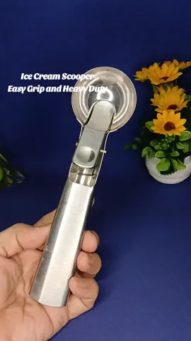 Heavy Duty Ice Cream Scooper with Trigger lever #creatorsearchinsight  #icecream  #scooper  #Foodie  #kitchengadgets 