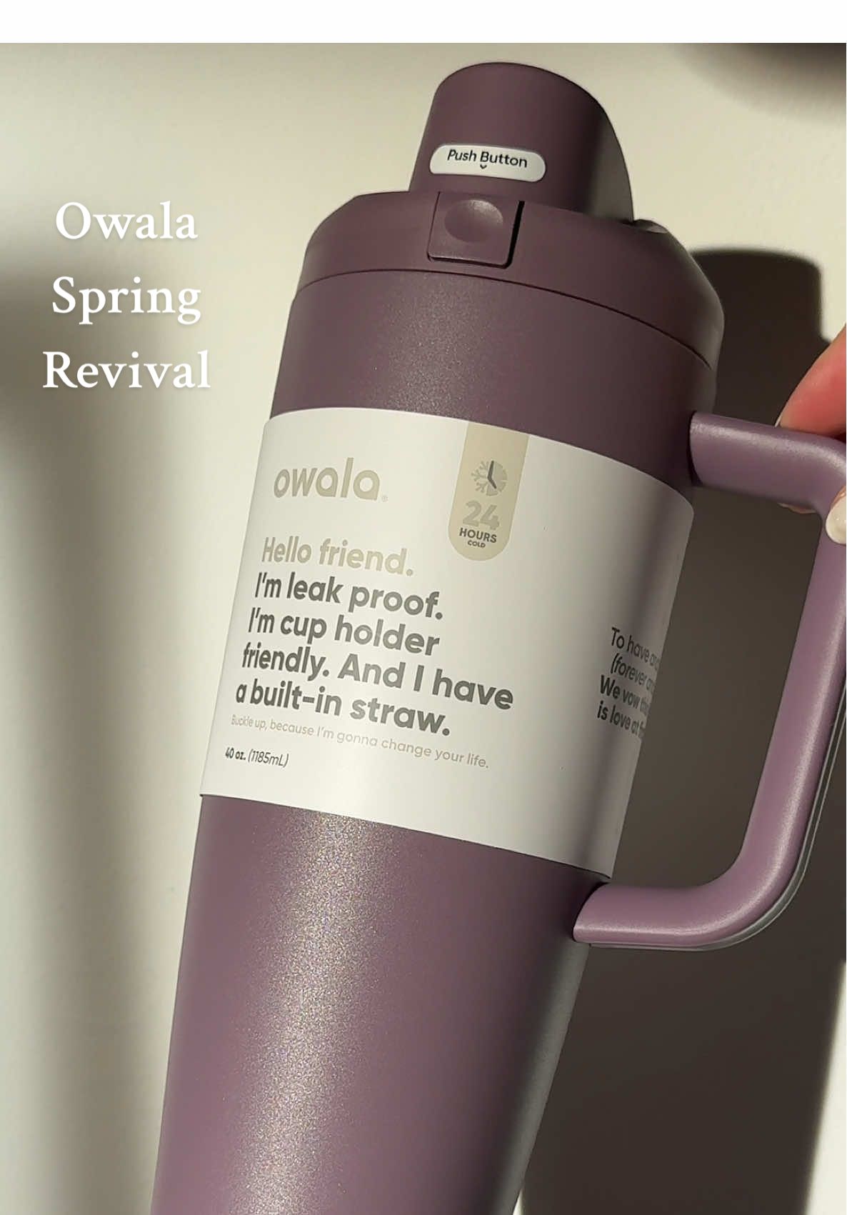 this limited edition Owala Tumbler is called “Spring Revival” but I think this color ALSO screams fall 🤩🤩 how gorg is this?!  • • #owala #waterbottle #tumbler #holidaygifts #tiktokshopcreatorpicks  