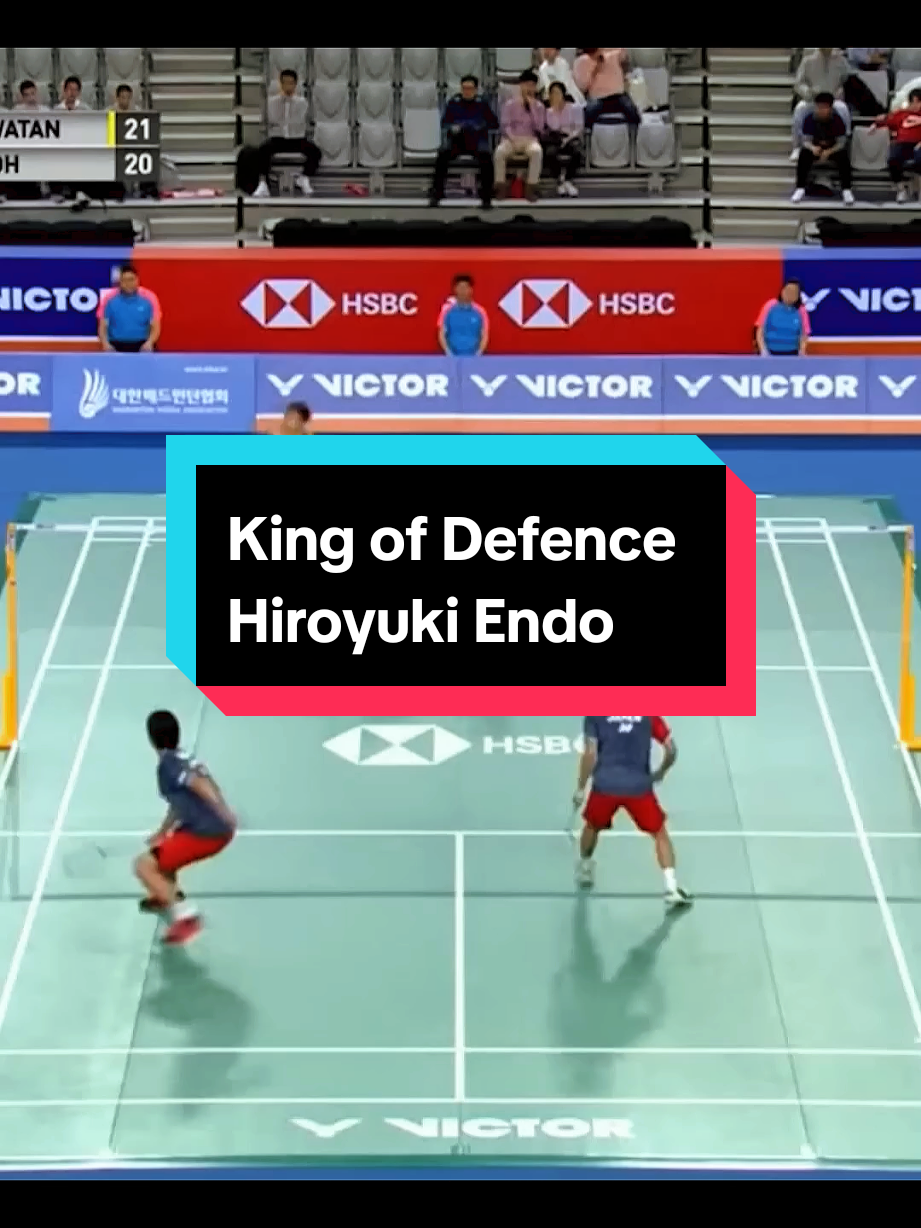 King of defence - Hiroyuki Endo #badmintonhighlight #badmintonplayer #badmintonlovers #badmintonskills #badminton 