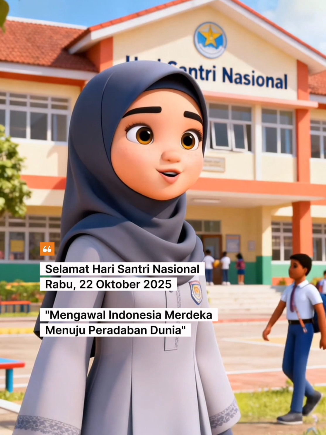 Selamat Hari Santri Nasional, Rabu 22 Oktober 2025!#CapCut #kreasiaicapcut #genaicapcut #capcutpioneer #capcutgenai 