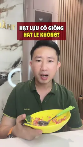 Bác ăn hạt lựu bác tưởng tượng có giống hạt le không? #bacsytuanduong #thammytuanduong #lamdep #thammy #xuhuong 