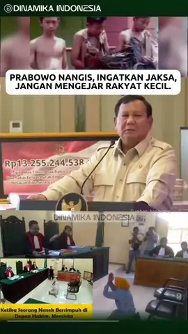 Prabowo ingatkan jaksa, jangan mengejar rakyat kecil