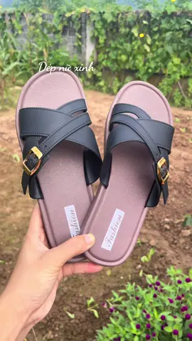 Dép nữ xinh#suhuong #depnuthoitrang #giaydep #depnuxinh 