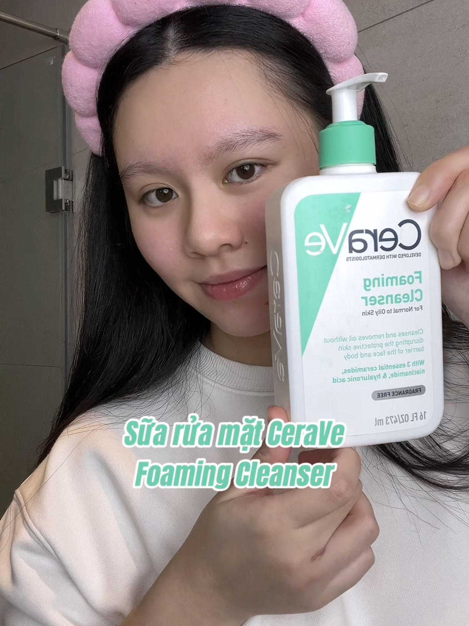 Sữa rửa mặt CeraVe có 3 Ceramides. Khôi phục và Duy Trì Hàng Rào Bảo Vệ Da.  																										#cerave #ceravevietnam #CapAmPhucHoi #DaKhoeTuGoc