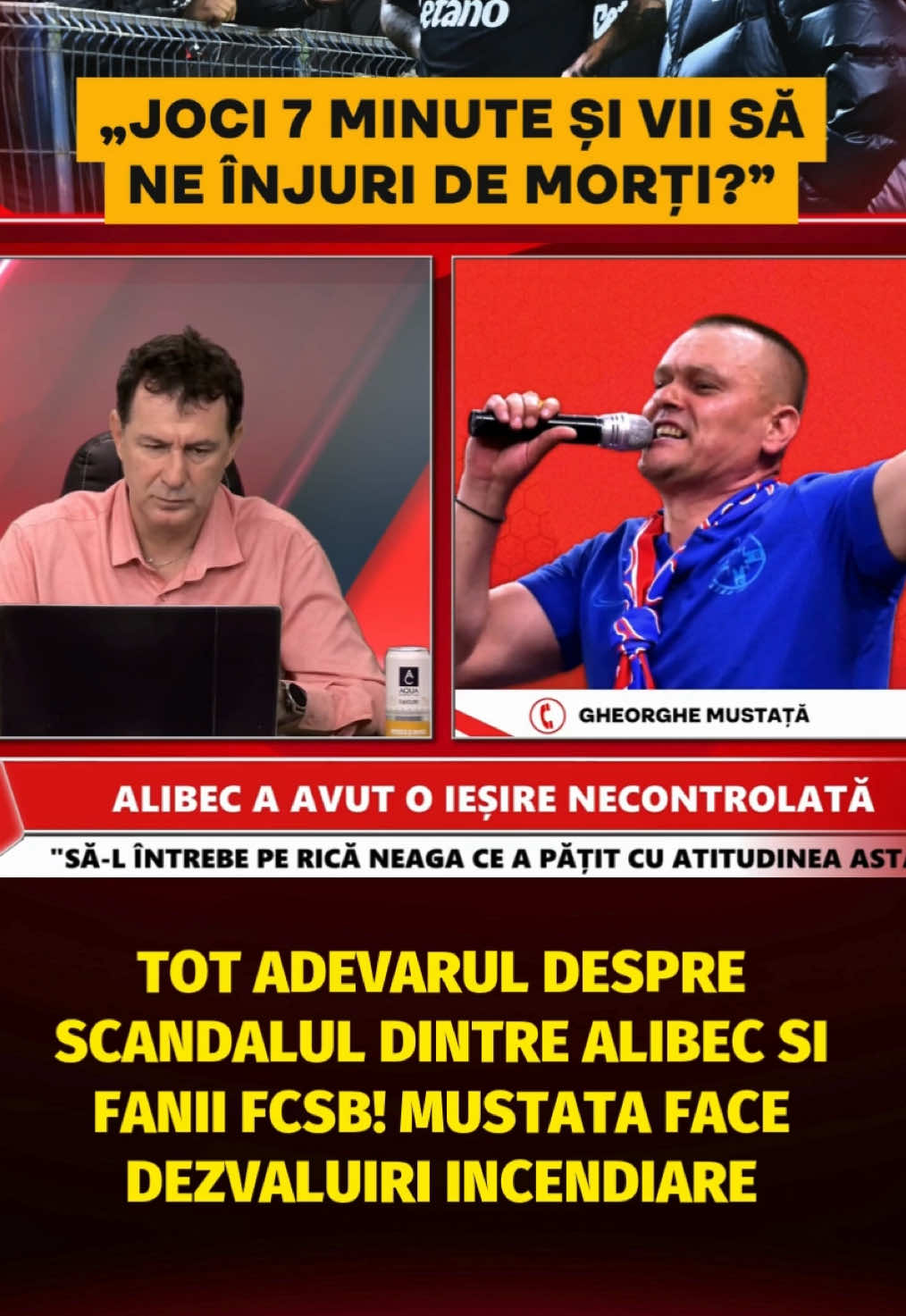 TOT ADEVARUL despre SCANDALUL dintre Alibec si fanii FCSB! Liderul galeriei, declaratii dure in direct la Fanatik Superliga!  #fcsb #galerie #mustata #alibec #fanatik  🔔FOLLOW!  💬Lasa un comentariu!  👍Like & Share!  🔥Exclusivitati si declaratii tari pe FANATIK.RO! Link in bio!  