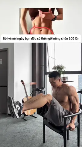 ngồi cũng luyện được bụng 6 múi #tapchan #tapgym #tapgymtainha #tapgymdungcach #theductainha 