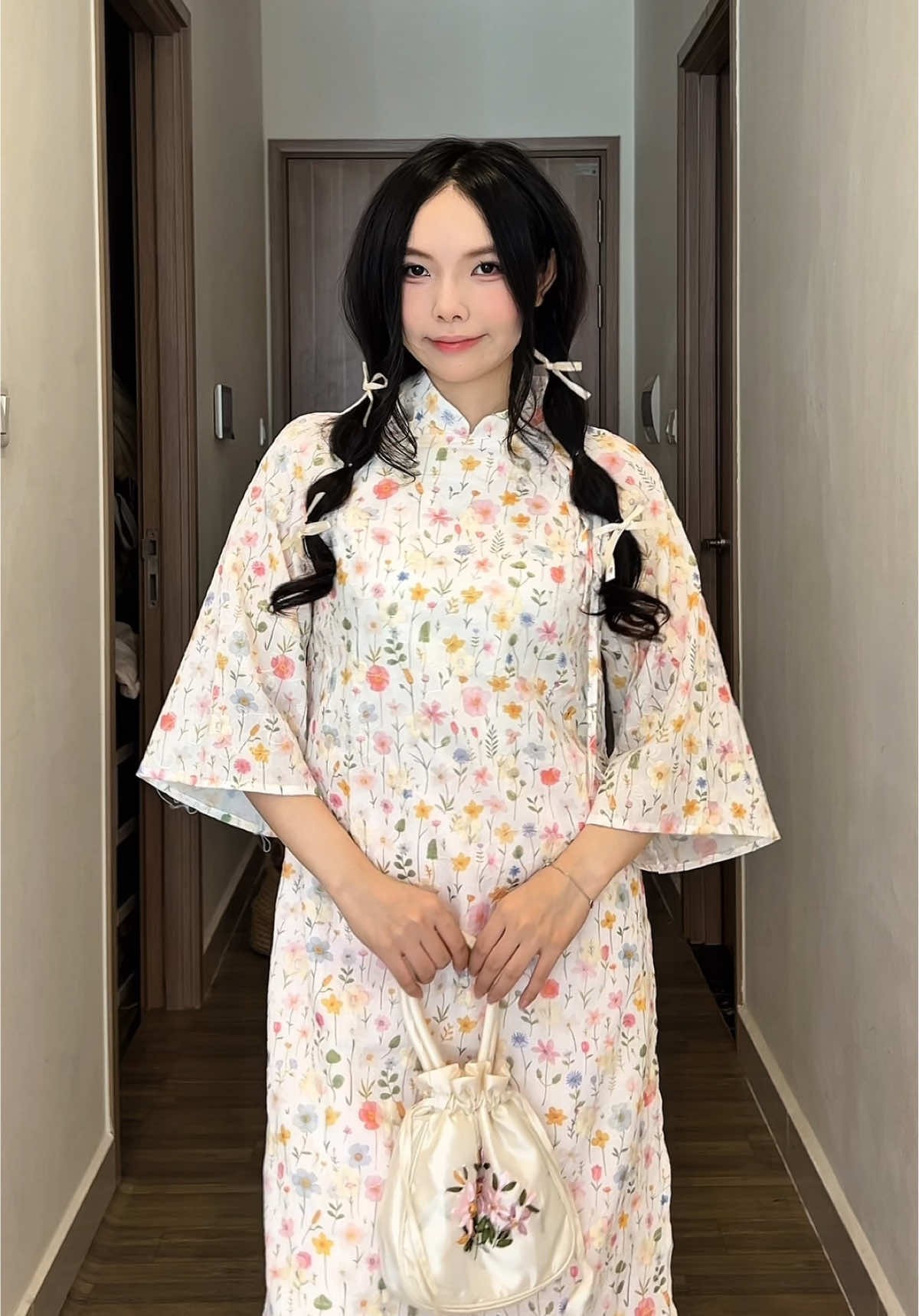 Áo dài cách tân TUYẾT HOA#dduong0303 #review #aodaitet 