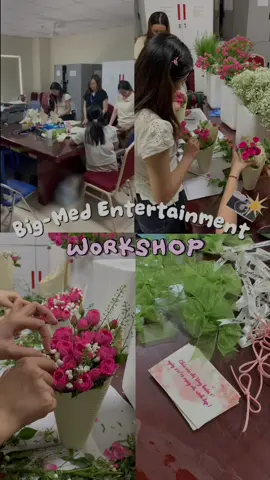 Workshop cắm hoa ngày 20/10 cùng Big-Med Entertainment 🌷✨ #fypシ #Vlog #hanoi #ngayphunuvn2025 #ngay20thang10 