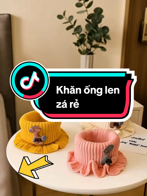 Xả kho khăn ống len cho bé mùa đông ấm áp,siêu xinh #viraltiktok #thinhhanh #khanonglen #khanquangco 