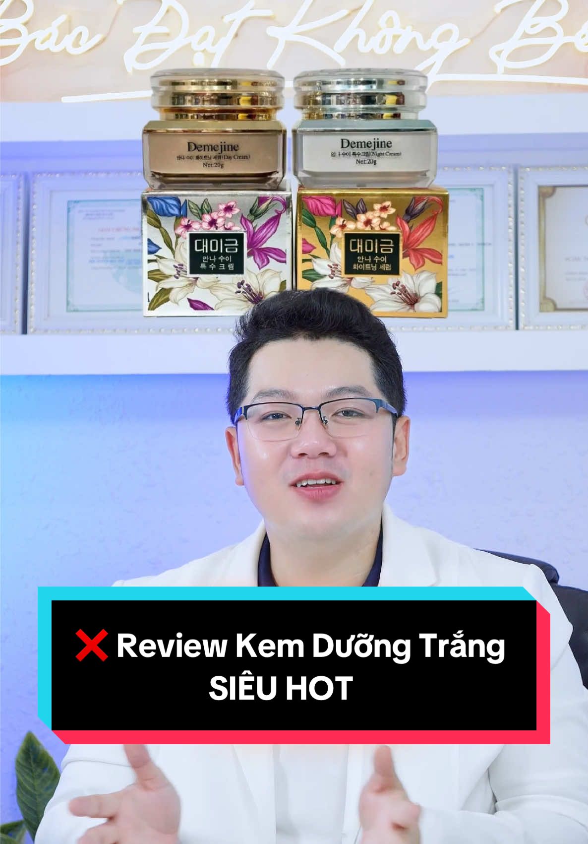 Chuyên mục review kem dưỡng trắng hót TopTop  #demejine ❤️#bacdatkhongbeo #bacdattrinam#demetron #xh 