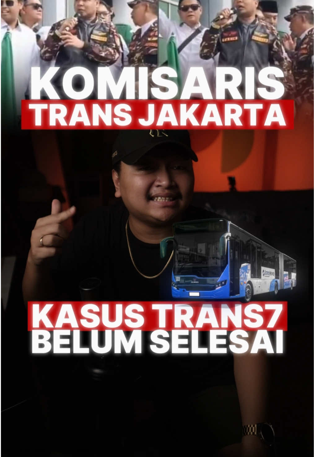 Belum selesai kasus Trans 7, sekarang komisaris Trans Jakarta di sorot karena orasinya. #kitingonten 