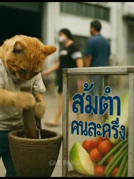 ส้มอ้อดมีคนละครึ่งนะคับพี่ๆ😻😽 #cat #คลายเครียด #คนละครึ่ง #fyp #f 