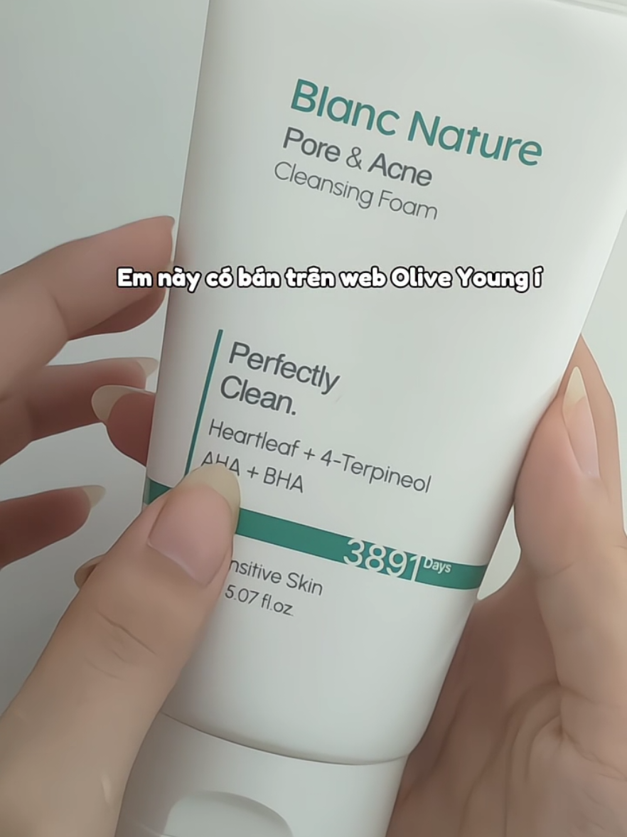 Sữa rửa mặt cho da mụn #blancnaturevn #suaruamatblancnature #reviewsuaruamat #suaruamatchodamun #reviewlamdep 