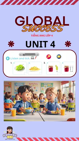 | Global Success 4 | Listen and tick ✅ Video AI giúp học sinh vừa nghe – quan sát – tick đáp án, sinh động hơn hẳn audio SGK 😍 Cô bật video, lớp auto “wowww” liền luôn 🎬💬 #EnglishForKids #DayHocSangTao #ListenAndTick #AIClassroom