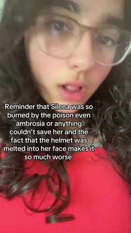 #silenabeauregard || when we get the Silena casting I might sob bc I just remember this again and the fact that it actually was melted into Silenas face..-  the battle of manhattan haunts me especially with Silena #fypシ゚ #thelastolympian #angst? #blowthisup 