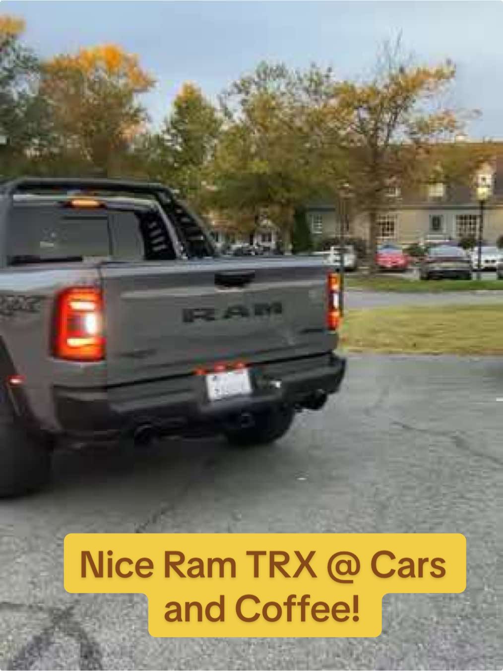 Sick Ram TRX @ Katie's Cars and Coffee. #ramtrucks #trx #carsandcoffee #ramtrx #hellcat