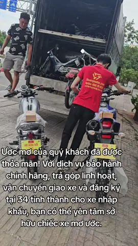 Ước mơ của quý khách đã được thỏa mãn! Với dịch vụ bảo hành chính hãng, trả góp linh hoạt, vận chuyển giao xe và đăng ký tại 34 tỉnh thành cho xe nhập khẩu, bạn có thể yên tâm sở hữu chiếc xe mơ ước.#wr155 #DangKyXeMay #tragopxemay #giaoxetoanquoc #cgx150 