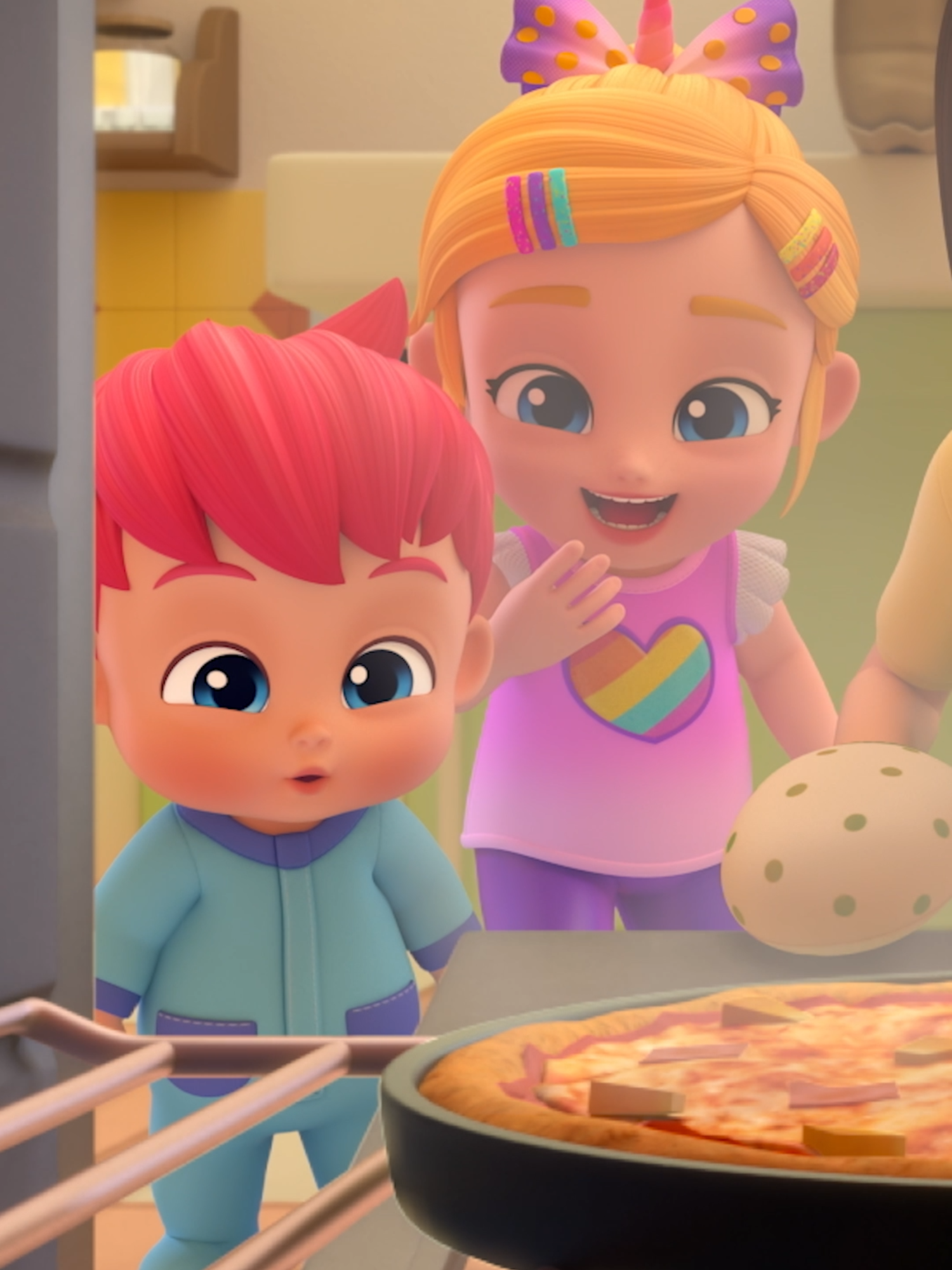 I like Hawaiian pizza!🍕 #Bebefinn #pizza #food #cook #nurseryrhymes